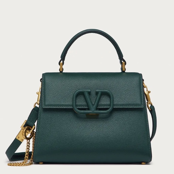 VSLING SMALL HANDBAG IN GRAINED CALFSKIN - Picture 1 of 6
